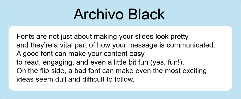 Archivo Black