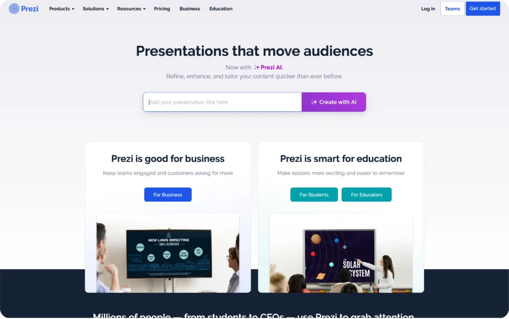 Best Presentation Software - Prezi