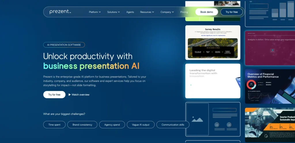 Prezent - AI Presentation Tool for Large Teams